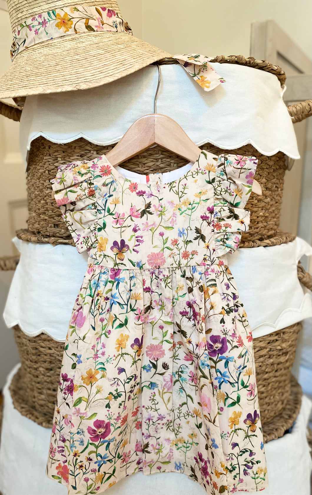 Summer Botanicals Baby and Girls Dress